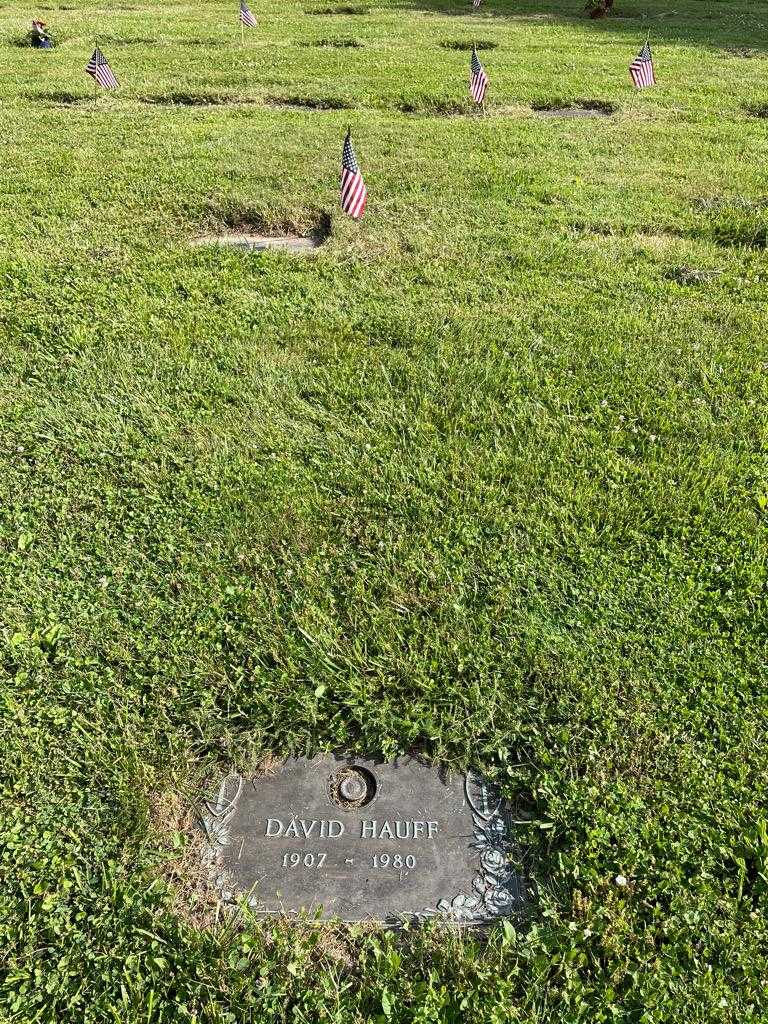 David Hauff's grave. Photo 2