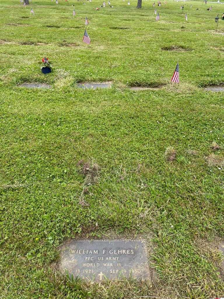 William F. Gehres's grave. Photo 2