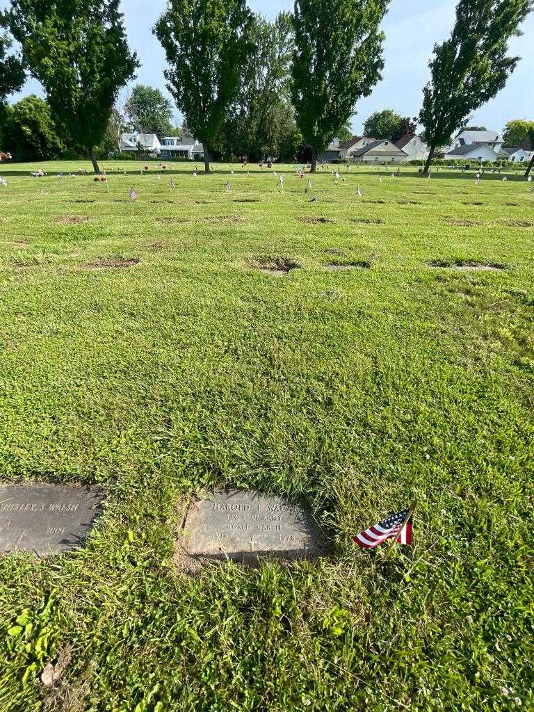 Harold F. Walsh's grave. Photo 1