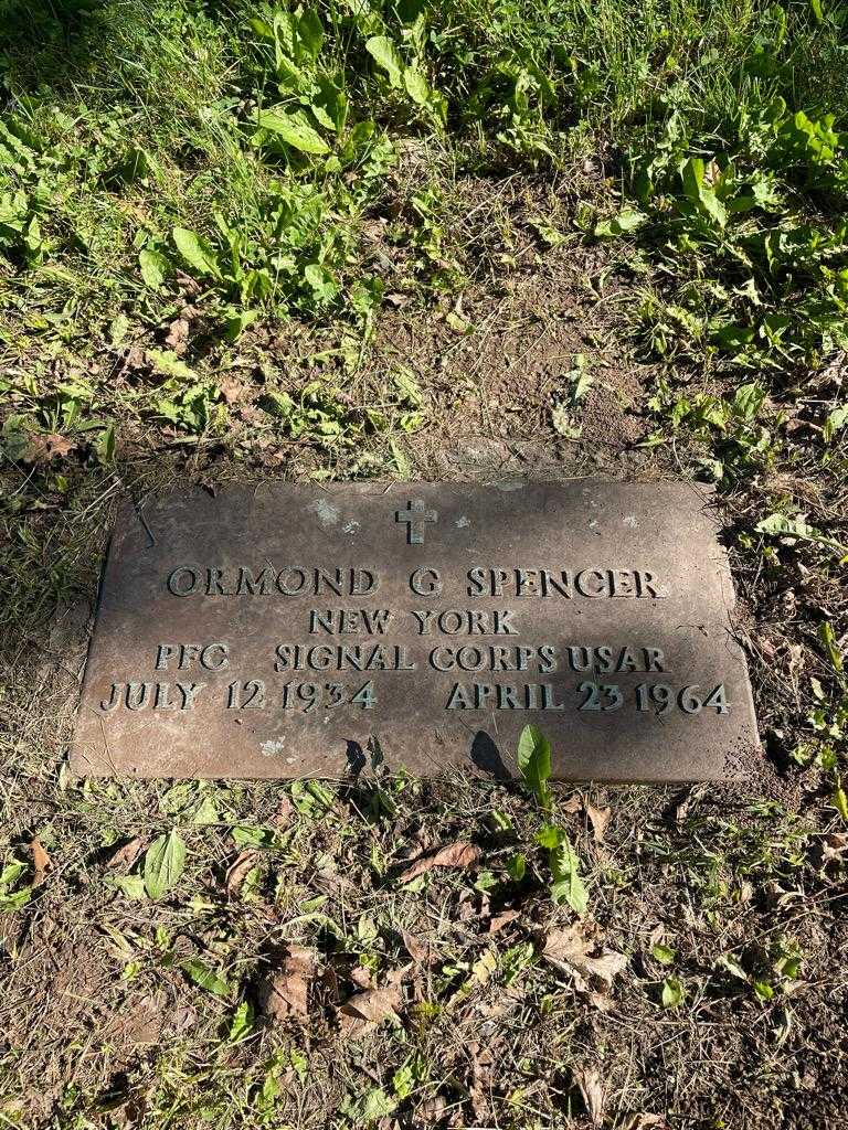 Ormond G. Spencer's grave. Photo 3