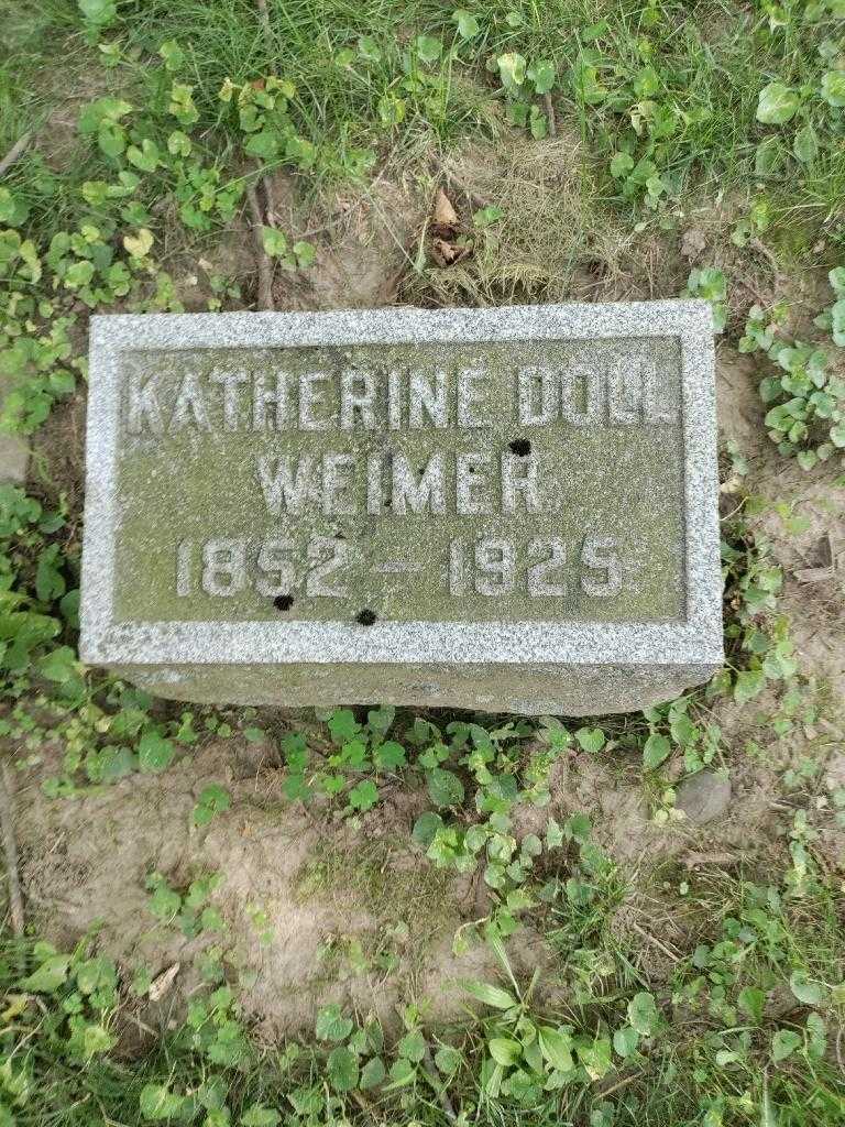 Katherine Doll Weimer's grave. Photo 3