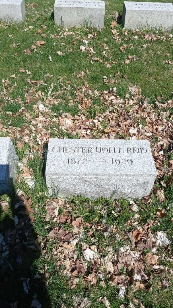 Chester Udell Reid's grave. Photo 2