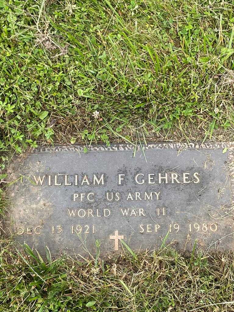 William F. Gehres's grave. Photo 3