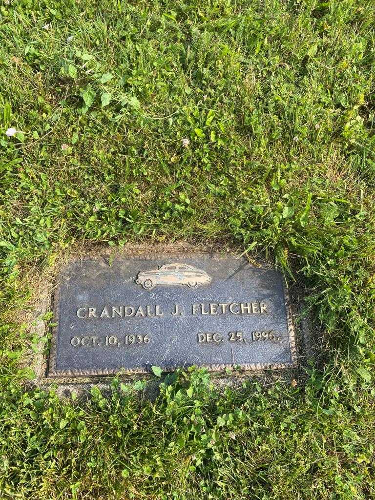 Crandall J. Fletcher's grave. Photo 3
