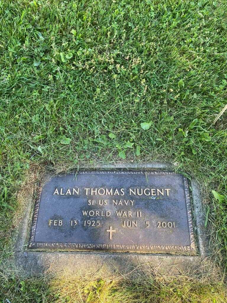 Alan Thomas Nugent's grave. Photo 3