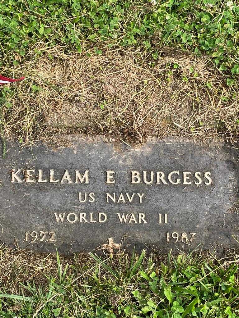 Kellam E. Burgess's grave. Photo 3