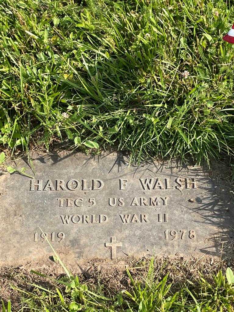 Harold F. Walsh's grave. Photo 3