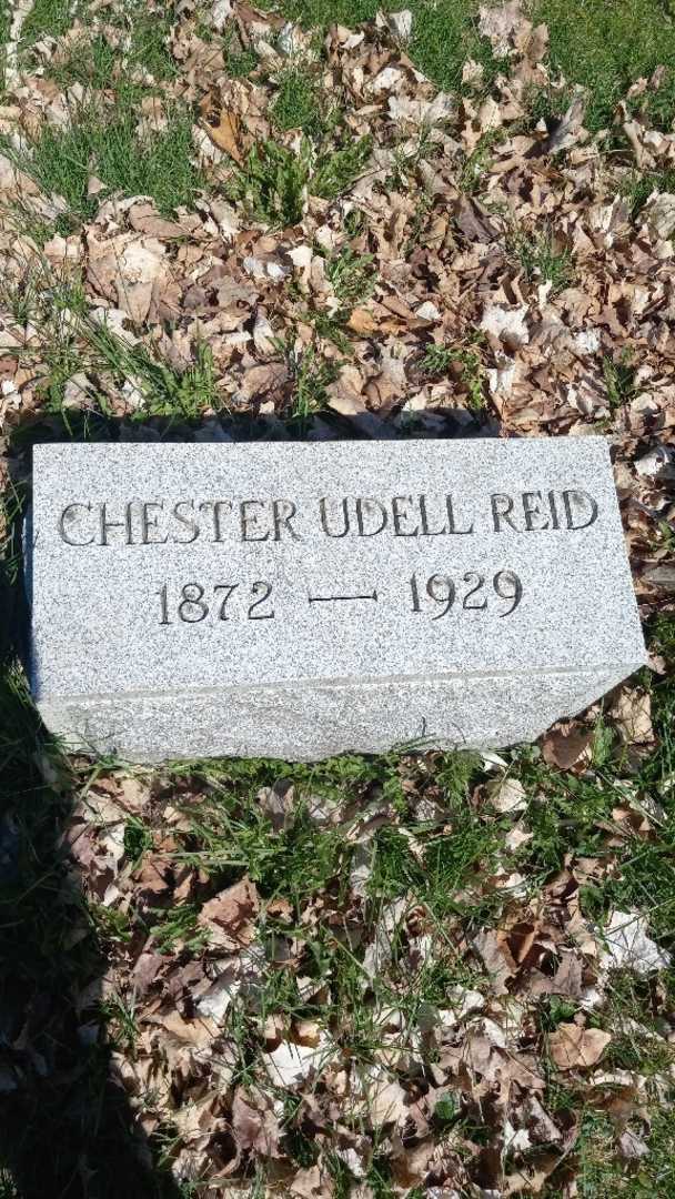 Chester Udell Reid's grave. Photo 3