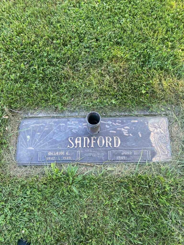 Melanie E. Sanford's grave. Photo 3