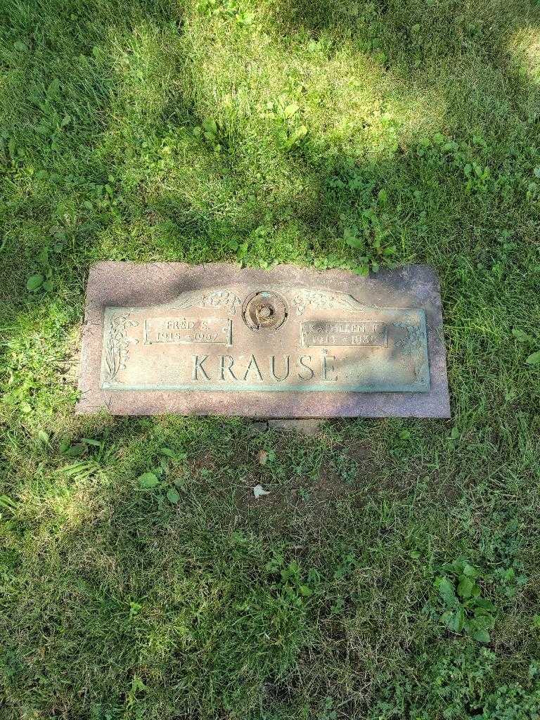 Kathleen F. Krause's grave. Photo 2