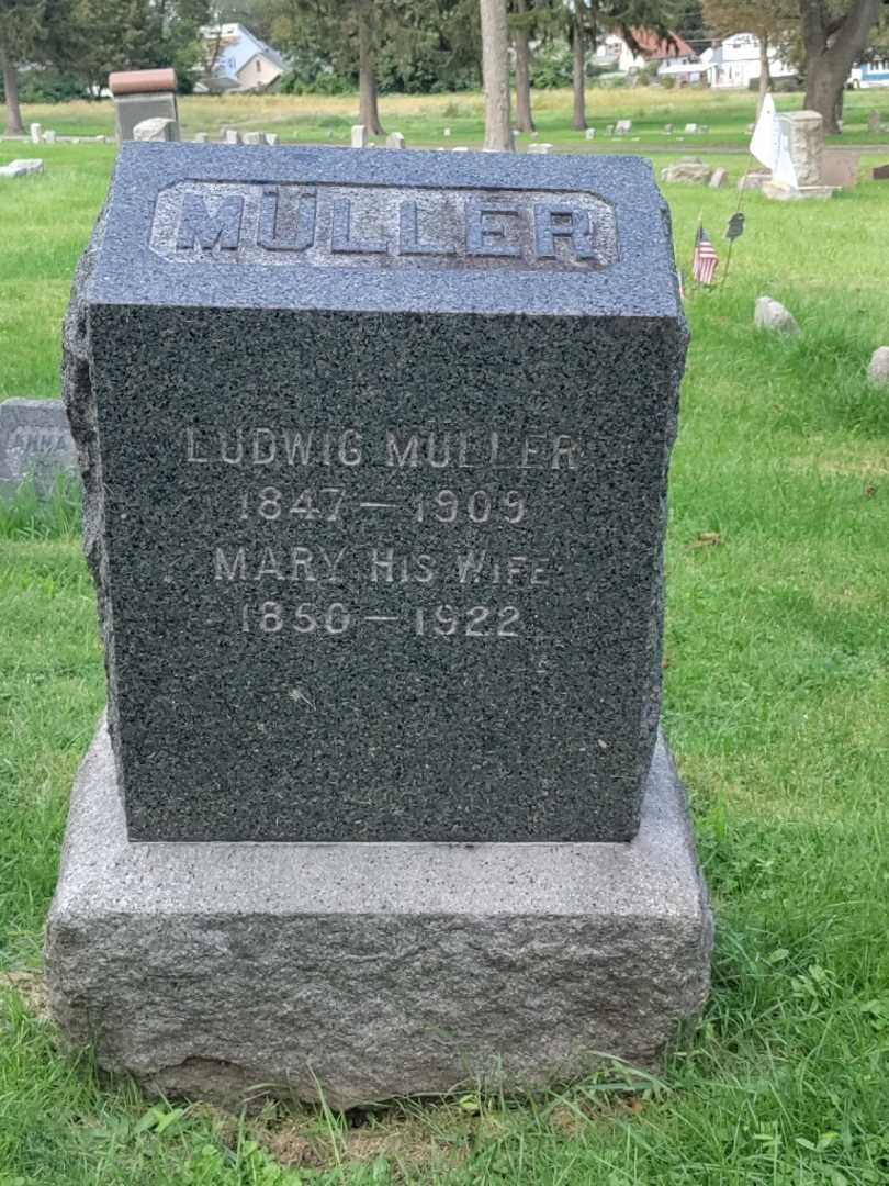 Ludwig Muller's grave. Photo 3
