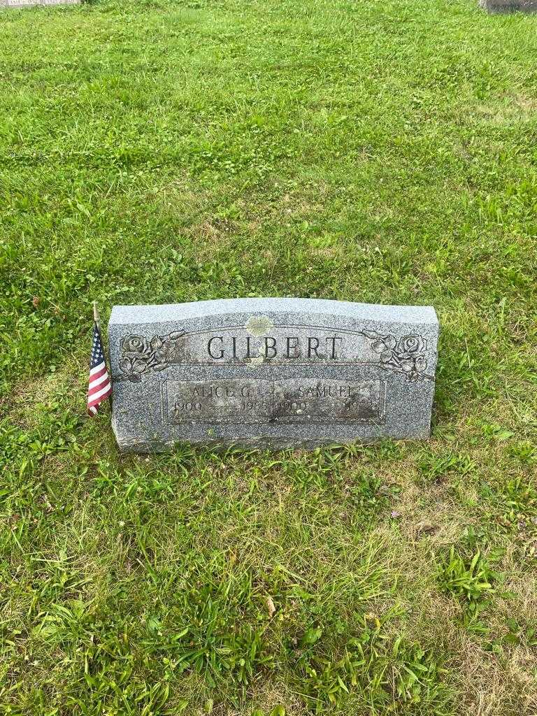 Samuel Gilbert's grave. Photo 2