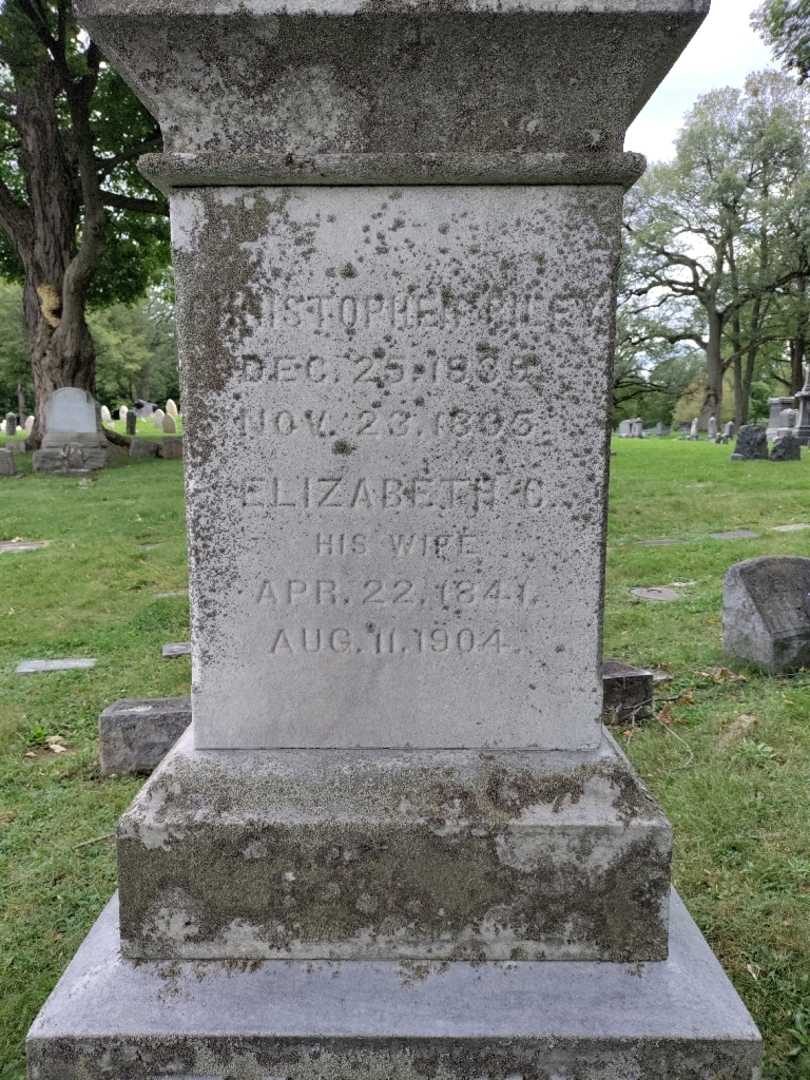 Christopher Riley's grave. Photo 3