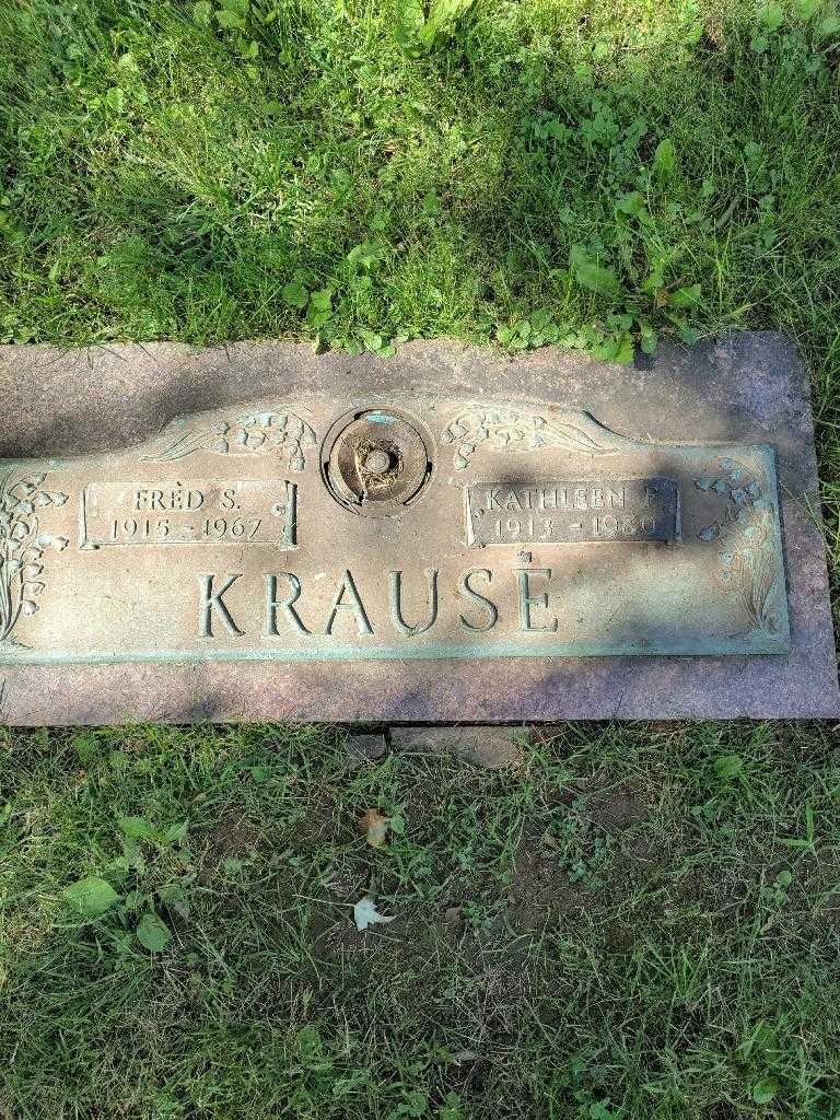 Kathleen F. Krause's grave. Photo 3