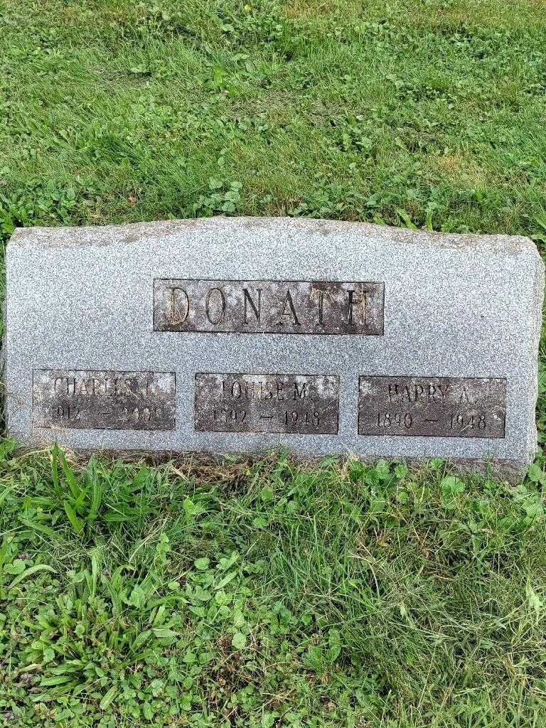 Louise M. Donath's grave. Photo 2