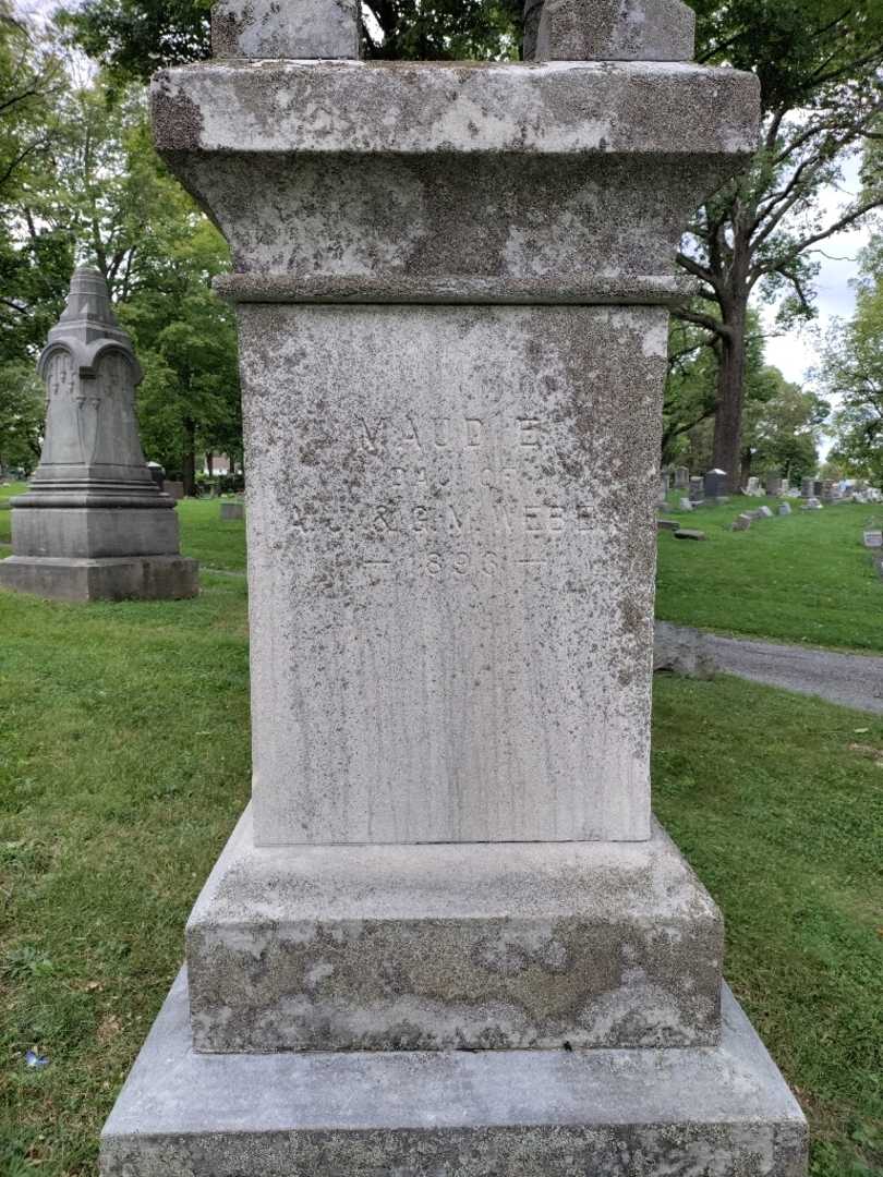 Maud E. Tompkins's grave. Photo 2