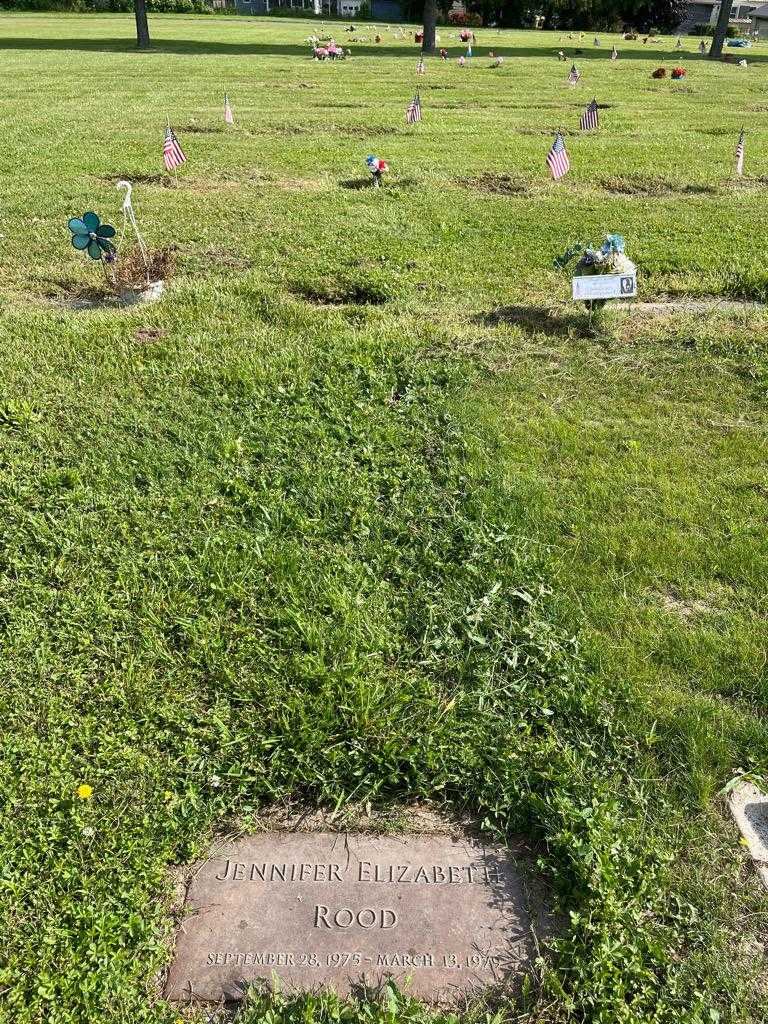 Jennifer Elizabeth Rood's grave. Photo 2
