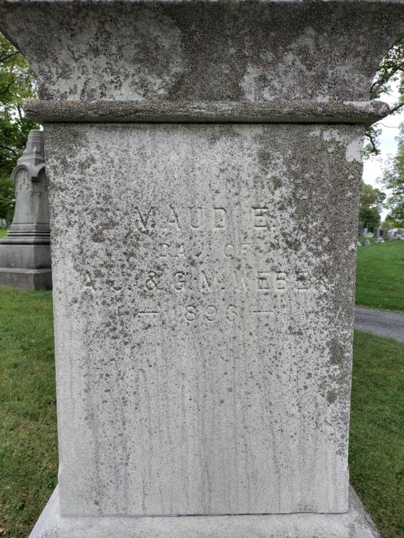 Maud E. Tompkins's grave. Photo 3