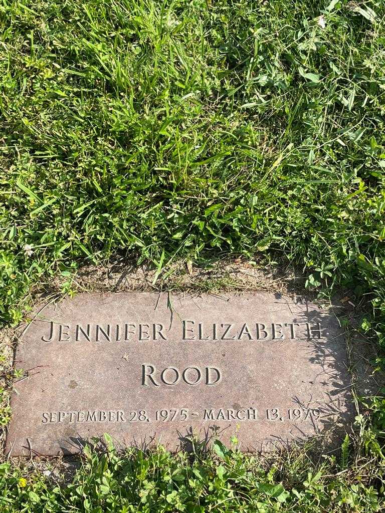 Jennifer Elizabeth Rood's grave. Photo 3