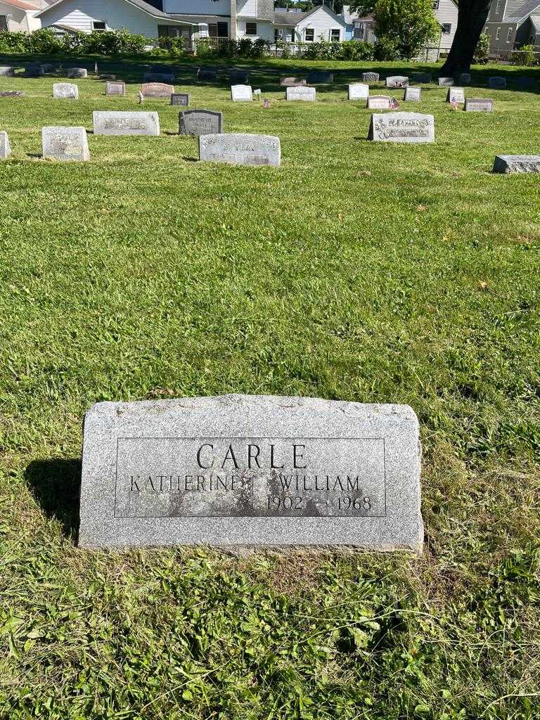 Katherine Carle's grave. Photo 2