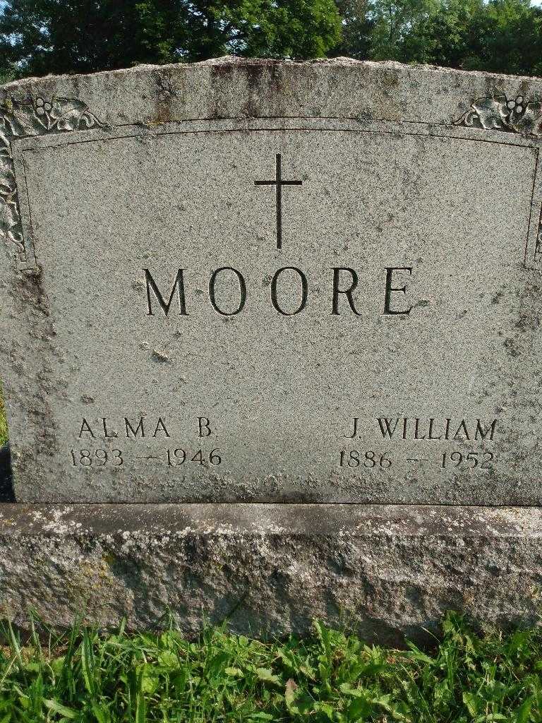 J. William Moore's grave. Photo 2