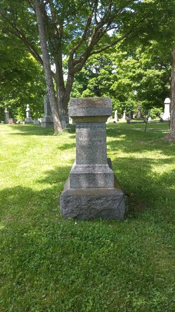 Mary Haag's grave. Photo 1
