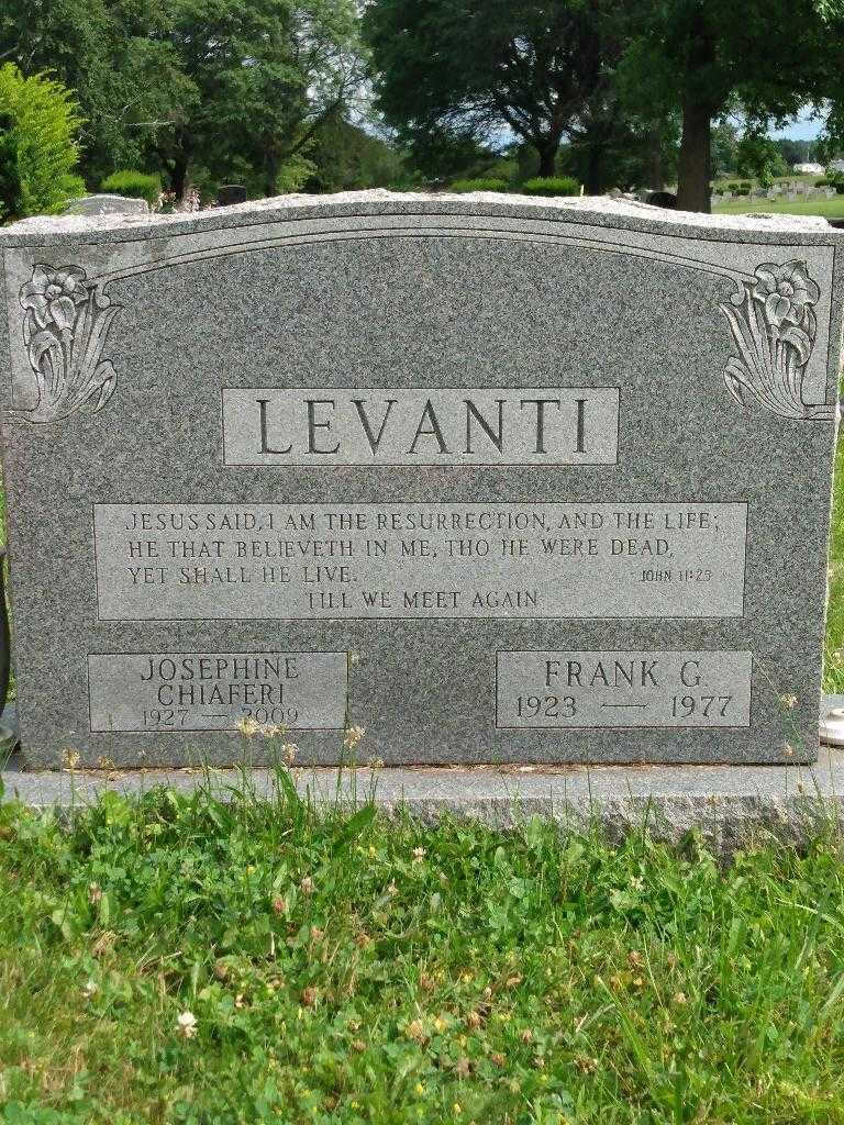 Frank G. Levanti's grave. Photo 3