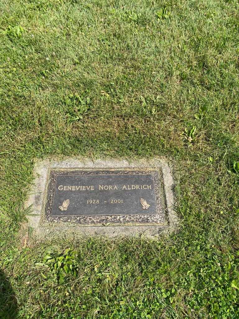 Genevieve Nora Aldrich's grave. Photo 3