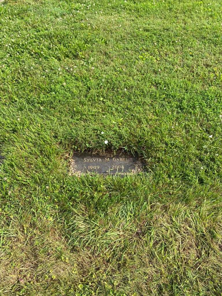 Sylvia M. Gabel's grave. Photo 2