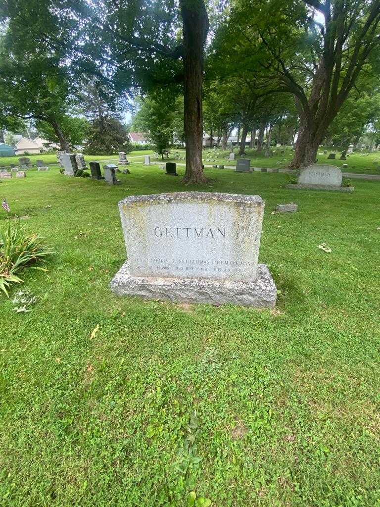 Glenn C. Gettman's grave. Photo 1