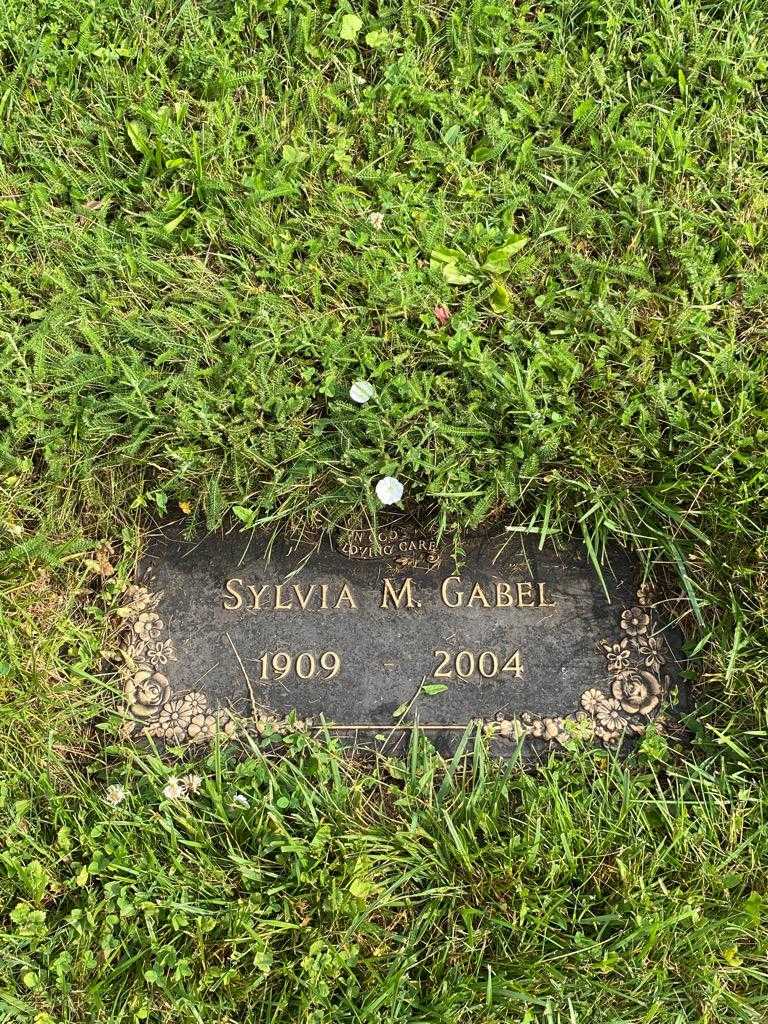Sylvia M. Gabel's grave. Photo 3