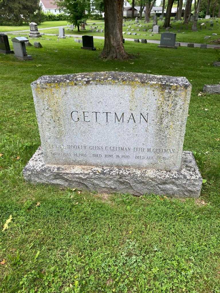 Effie M. Gettman's grave. Photo 2