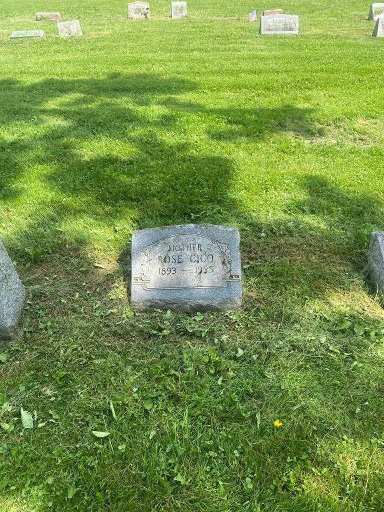 Rose Cico's grave. Photo 2