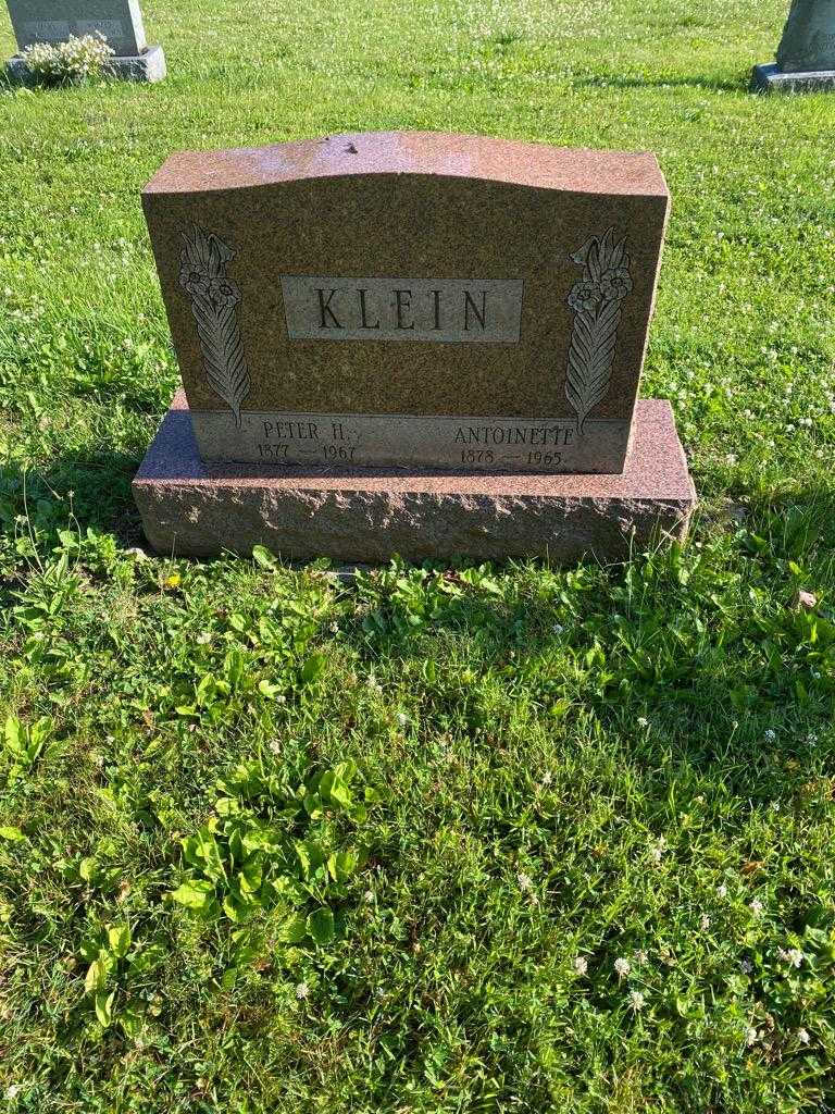 Peter H. Klein's grave. Photo 2