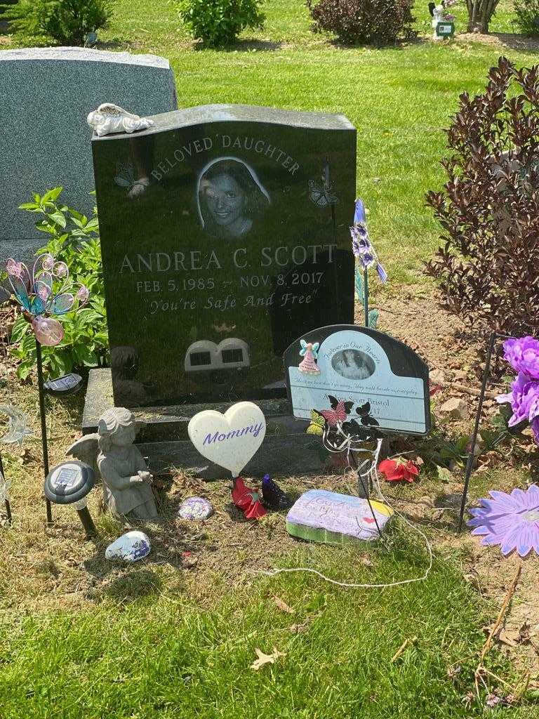 Andrea C. Scott's grave. Photo 3