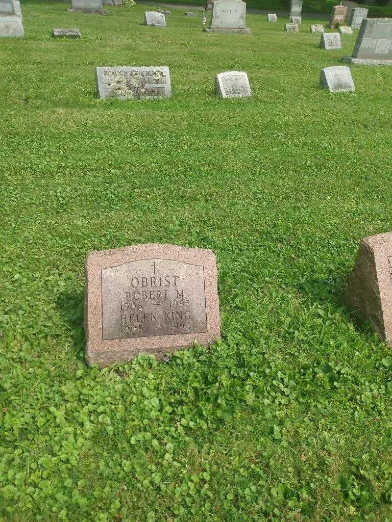 Robert M. Obrist's grave. Photo 1