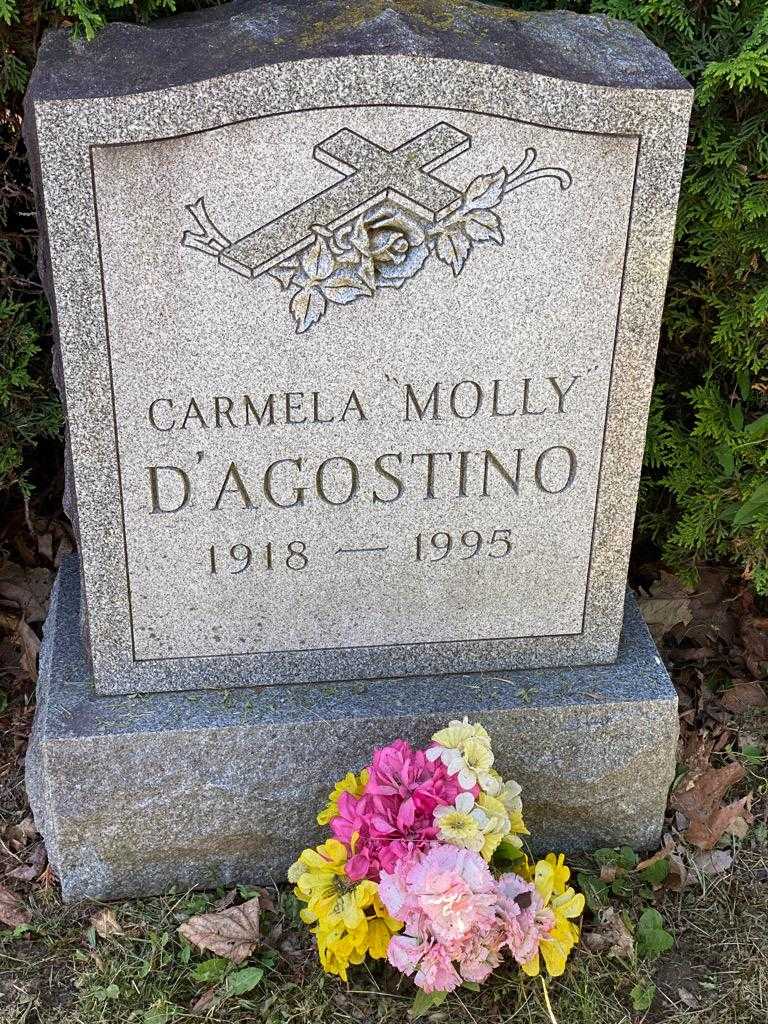 Carmela "Molly" D'Agostino's grave. Photo 3