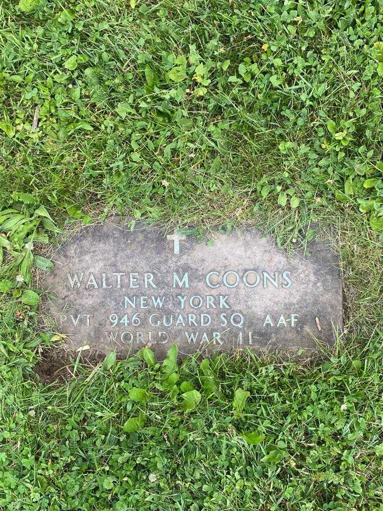 Walter M. Coons's grave. Photo 3