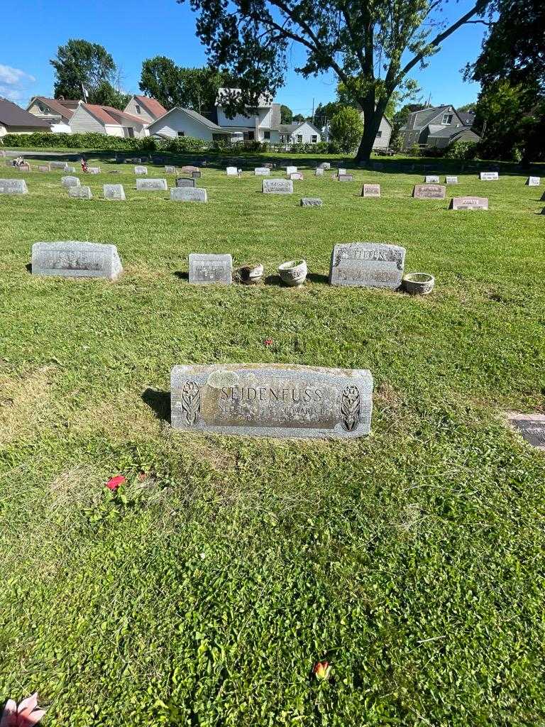 Edward R. Seidenfuss's grave. Photo 1