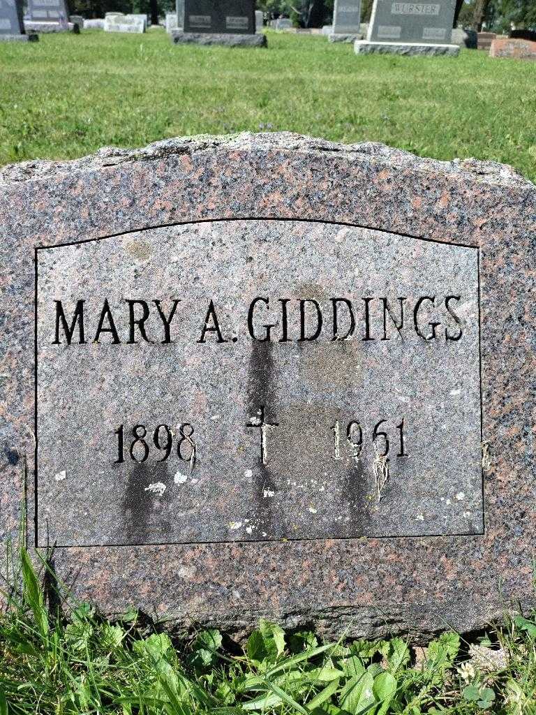 Mary A. Giddings's grave. Photo 3