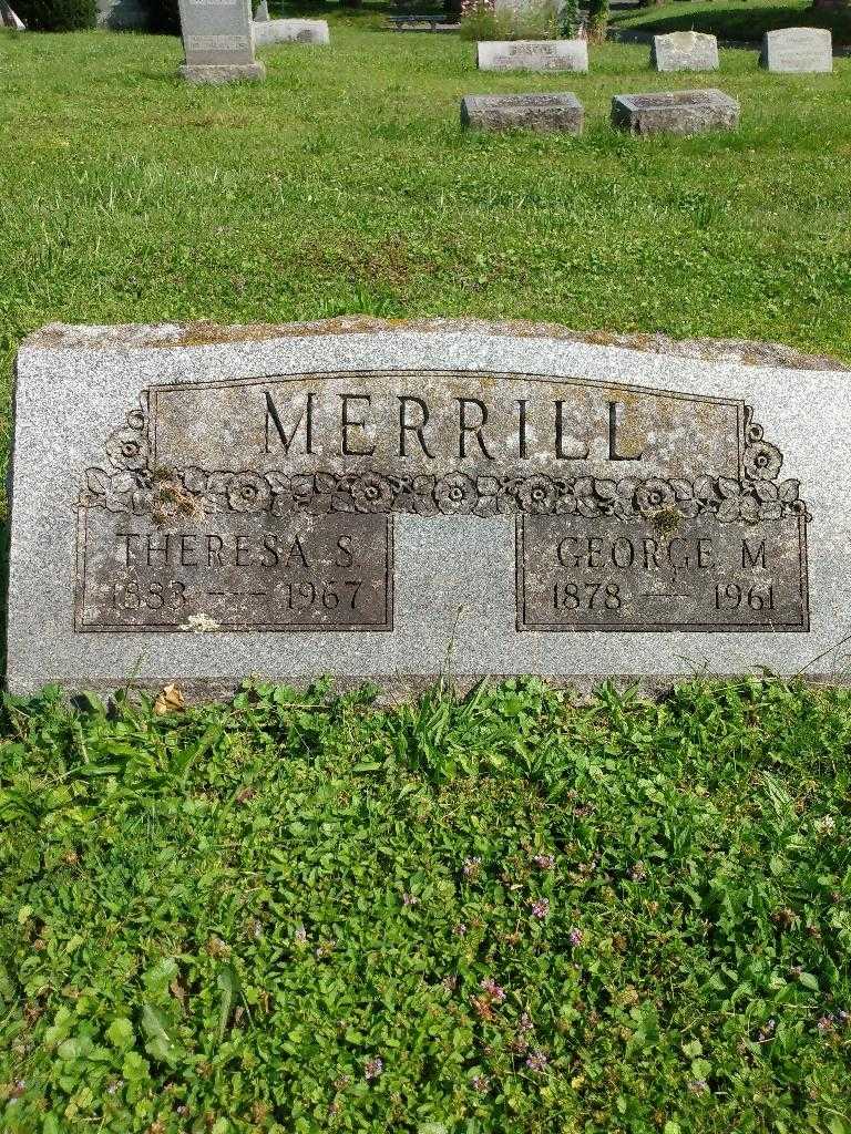 Theresa S. Merrill's grave. Photo 2