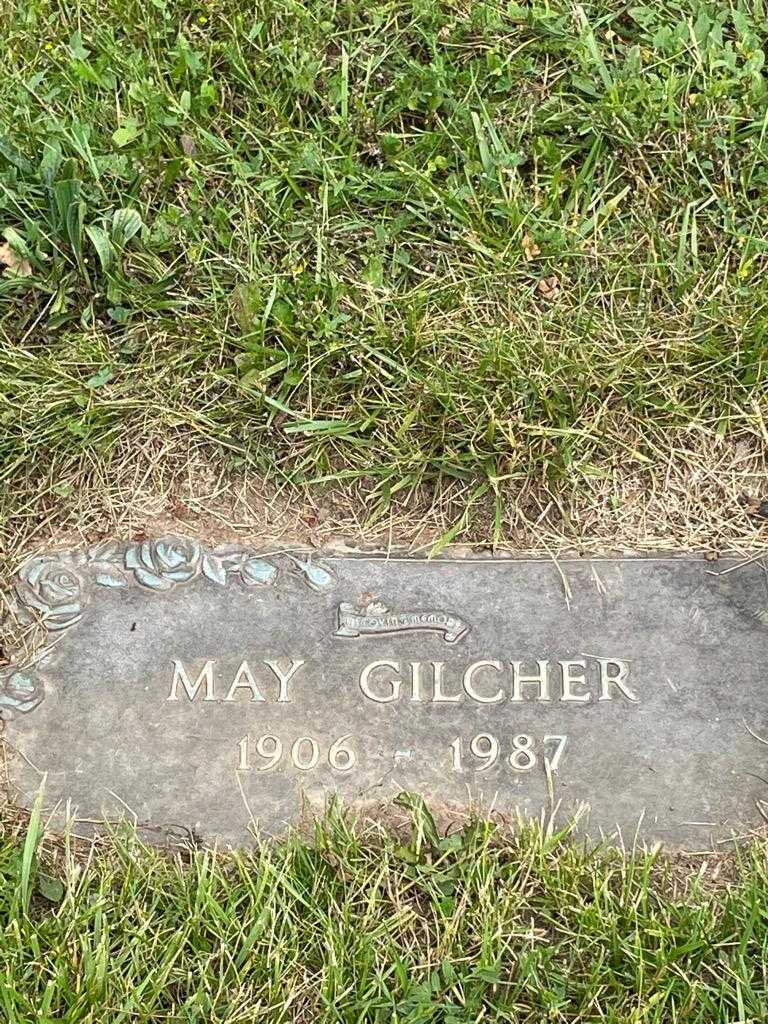 May Gilcher's grave. Photo 3