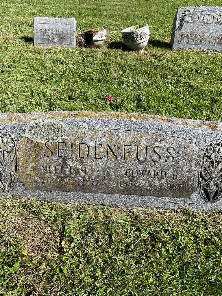 Nellie H. Seidenfuss's grave. Photo 3