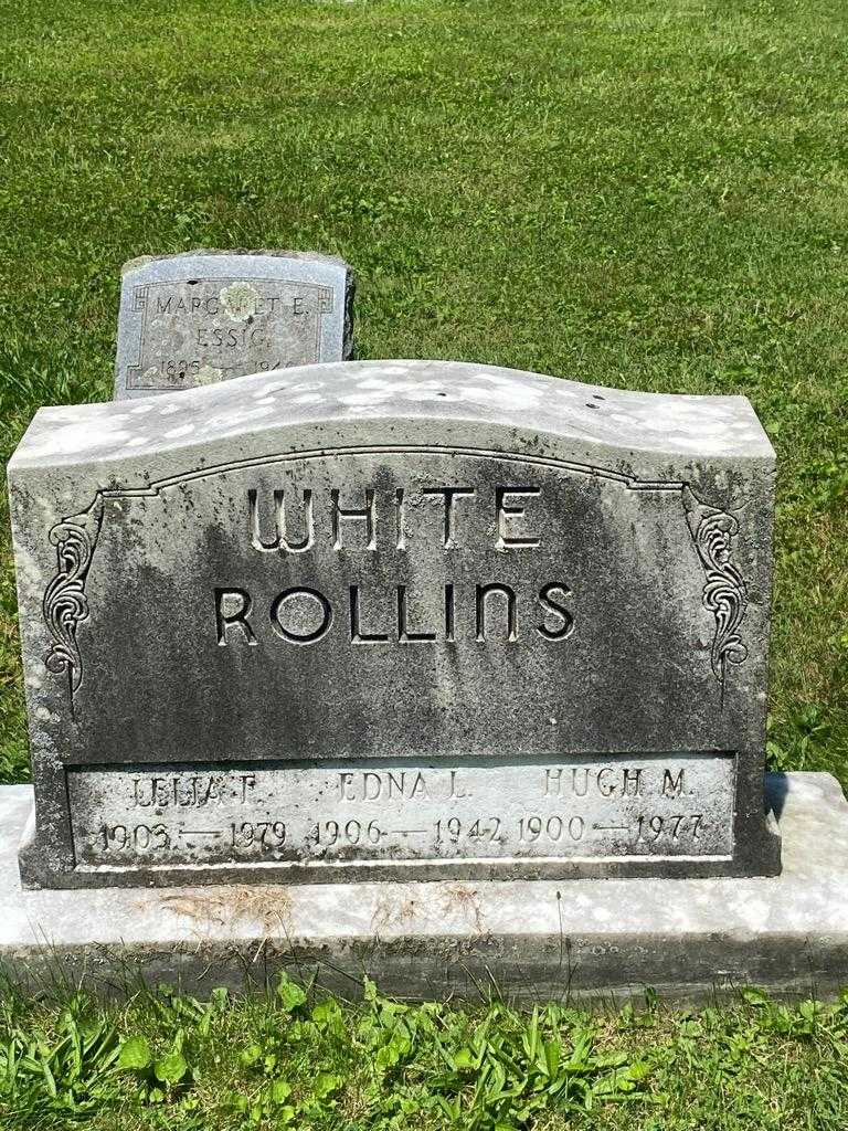 Lelia F. White's grave. Photo 3