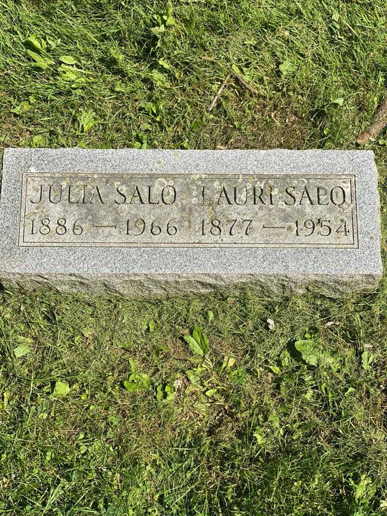 Lauri Salo's grave. Photo 3