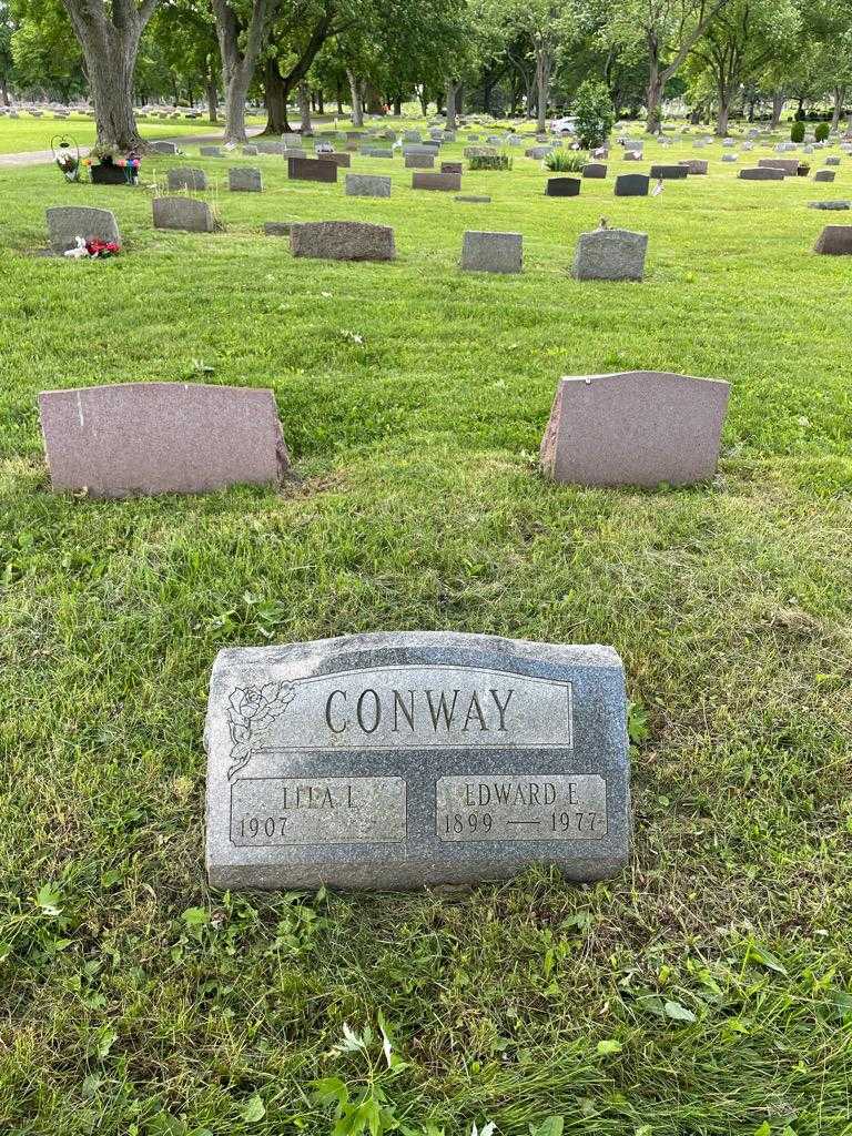 Edward E. Conway's grave. Photo 2