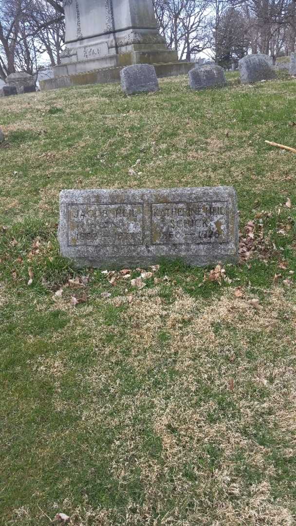 Katherine Heil Schick's grave. Photo 2