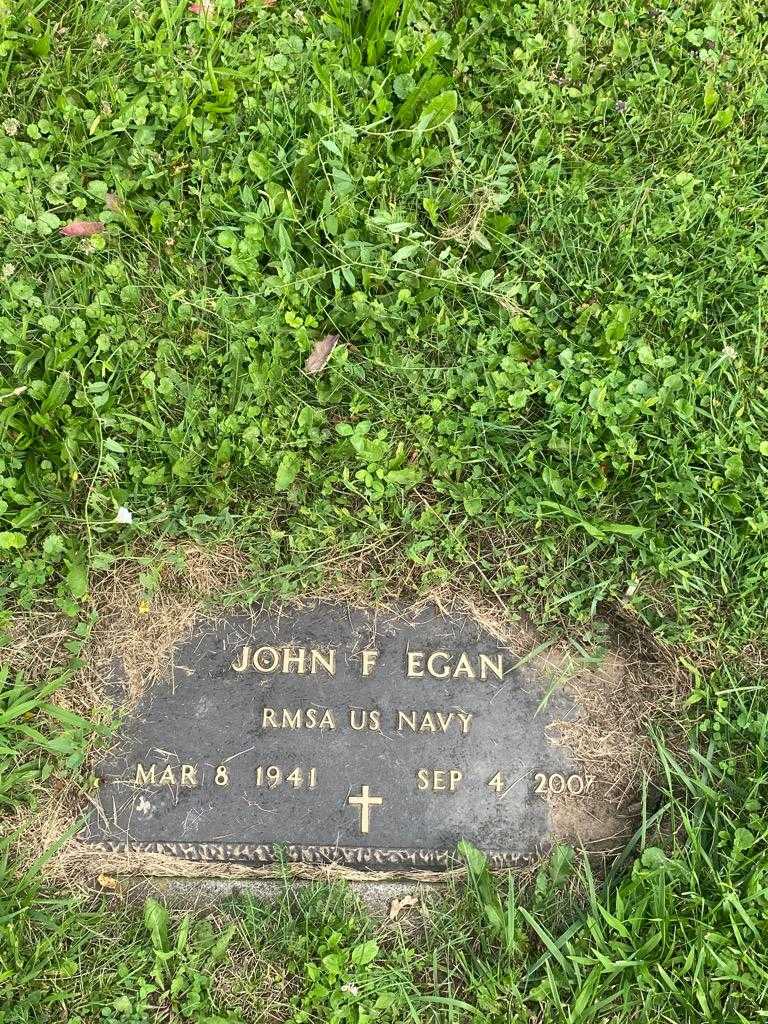 John F. Egan's grave. Photo 3