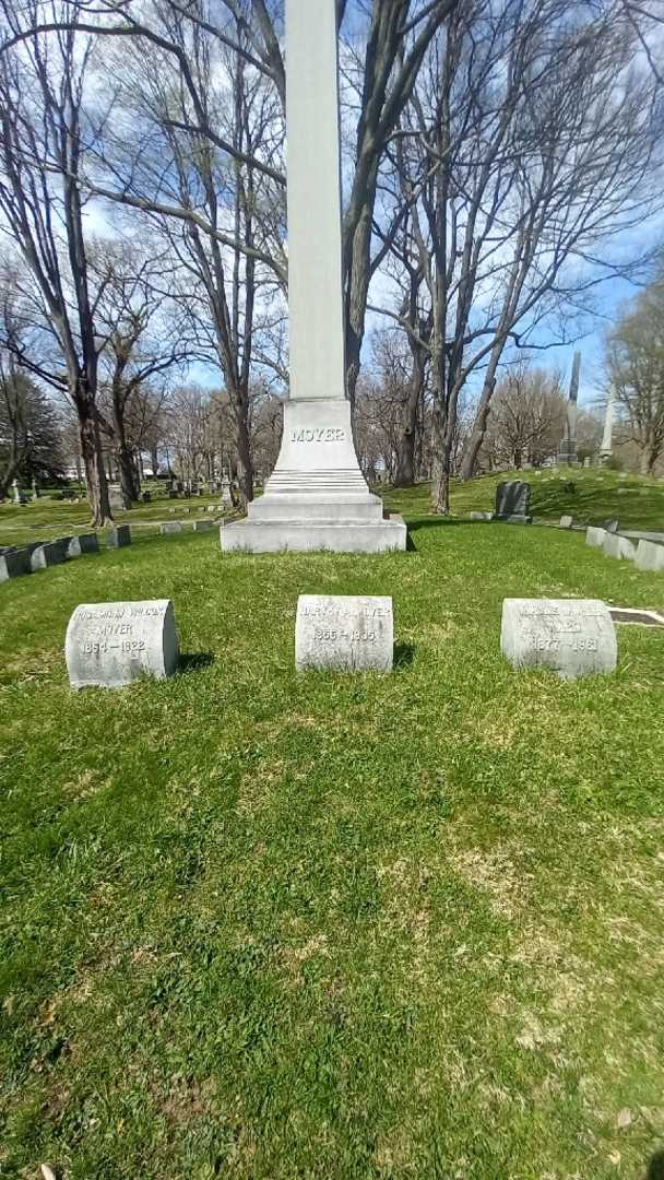 Harvey Allen Moyer's grave. Photo 1