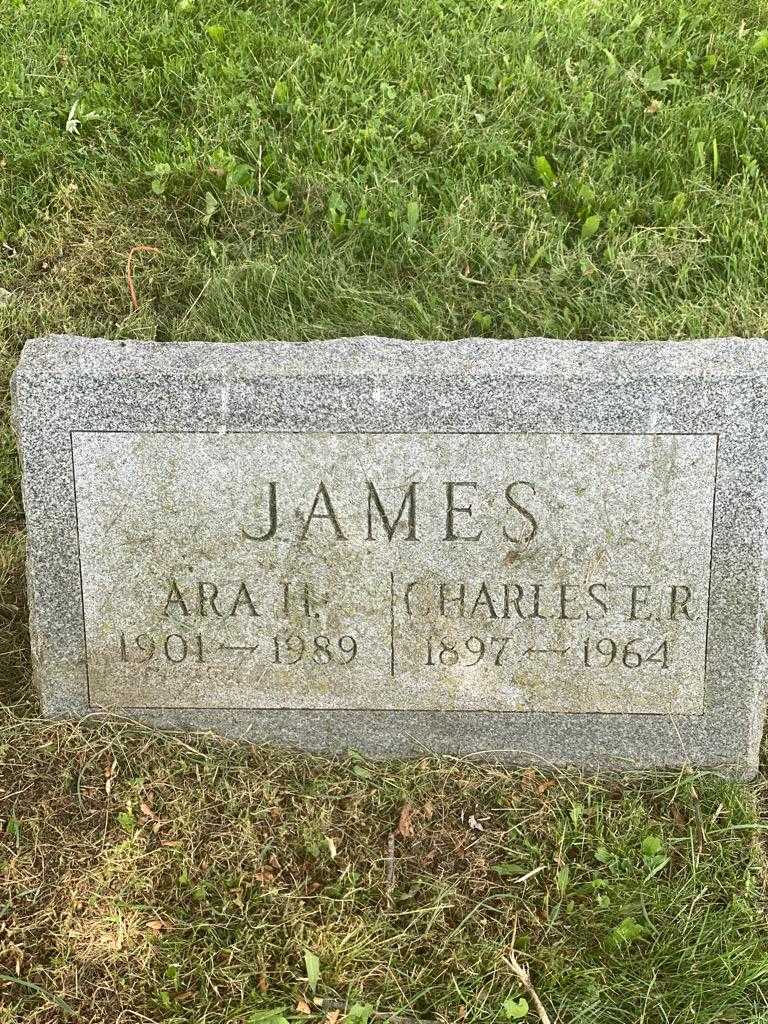 Charles E. James's grave. Photo 3